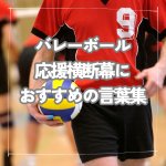 バレーボール応援横断幕におすすめの言葉集