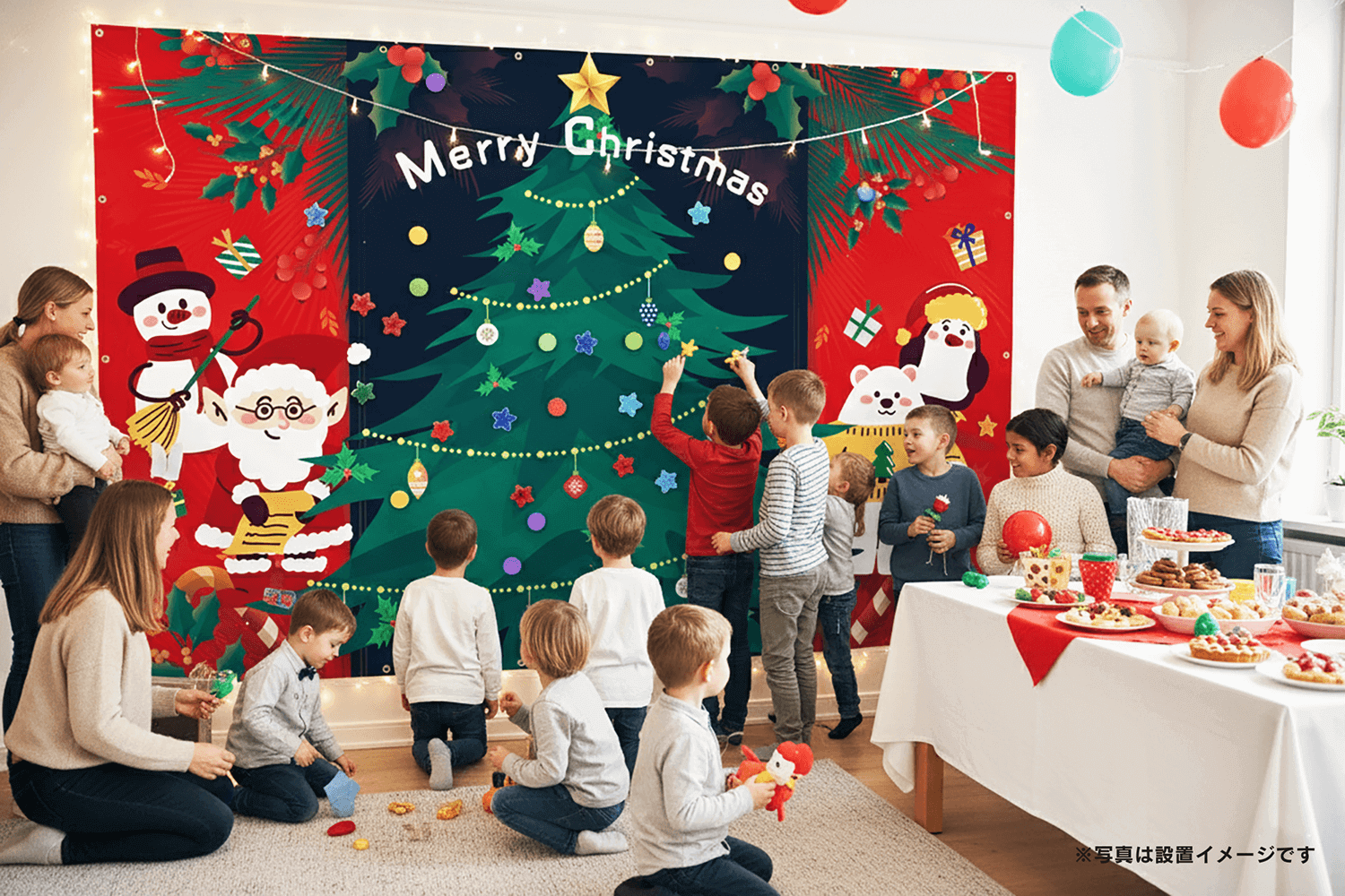 フォトスポット幕使用イメージ写真